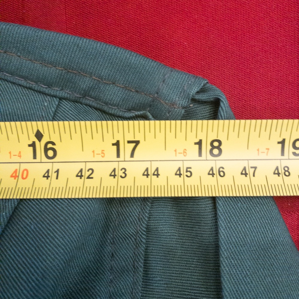 Vintage Big Ben Wrangler Coveralls Men 40 Reg Green Canvas Mechanic USA - Picture 16 of 16